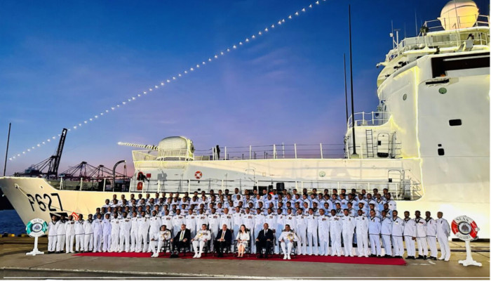 US-donated Sri Lankan Navy ship Vijayabahu commissioned in Colombo Harbour